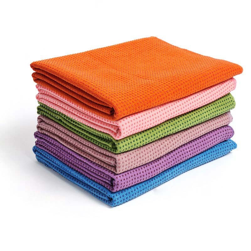 Khăn Trải Thảm Yoga Chống Trượt ANFIT Hạt Silicon Cao Cấp Thấm Hút Mồ Hôi
