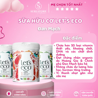 Sữa công thức hữu cơ let's eco đan mạch - 700g