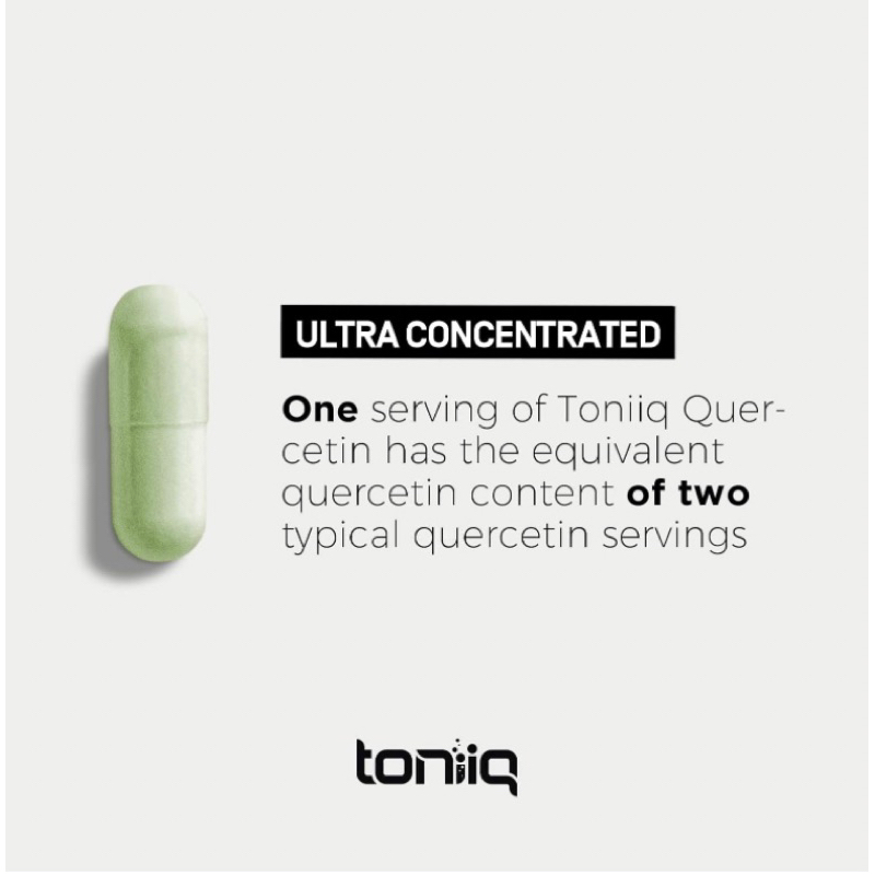 Viên chay tăng cường miễn dịch, chống oxy hoá Quercetin Toniiq 120v USA