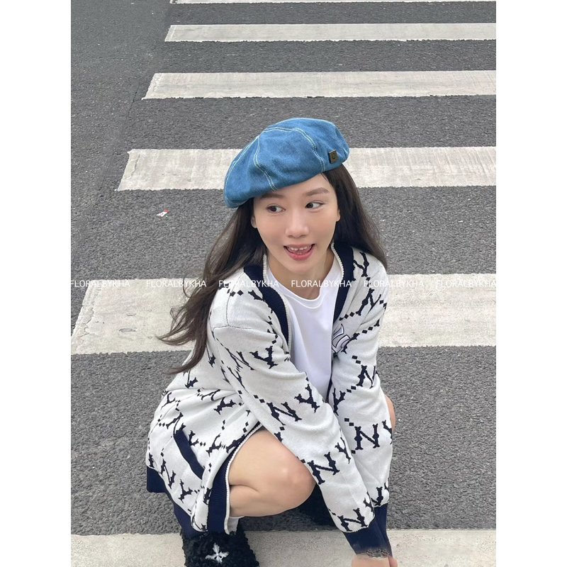 Áo len cardigan MLB New York Yankees/Boston chuẩn auth tuồn