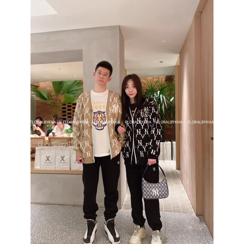 Áo len cardigan MLB New York Yankees/Boston chuẩn auth tuồn