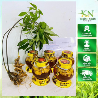 Sâm Ngọc Linh thái lát ngâm mật ong rừng tự nhiên 500gr