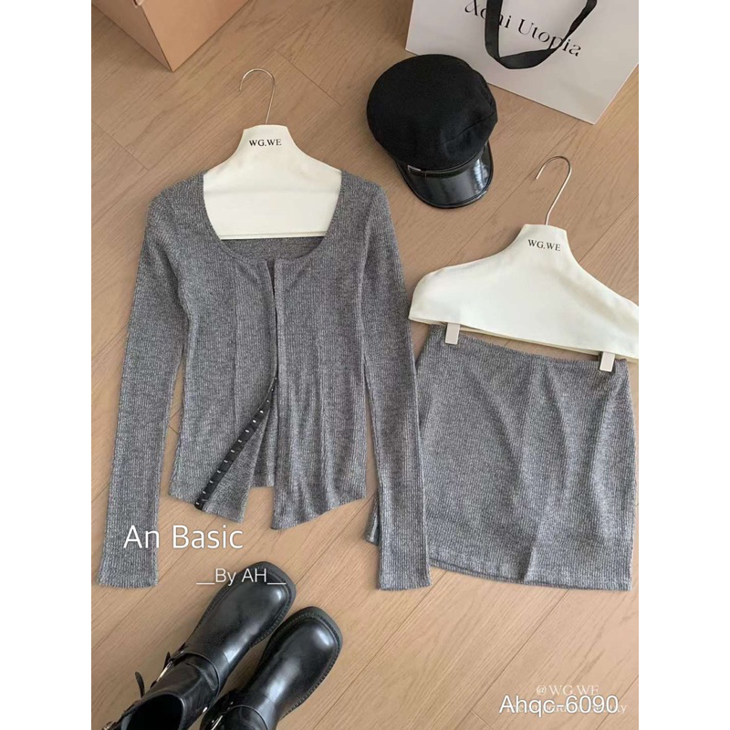 Set áo smi kèm gile