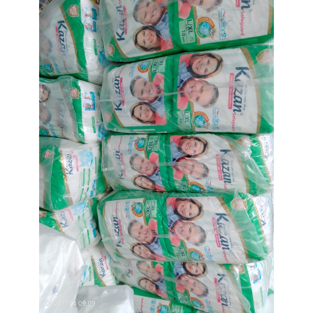 Combo 2 bịch tã dán kazan người lớn 2M/L10  , 2L/XL10