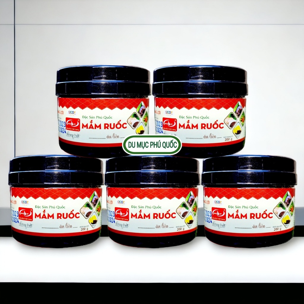 5 Hủ Mắm Ruốc Ăn Liền Phú Quốc (Loại 200g)