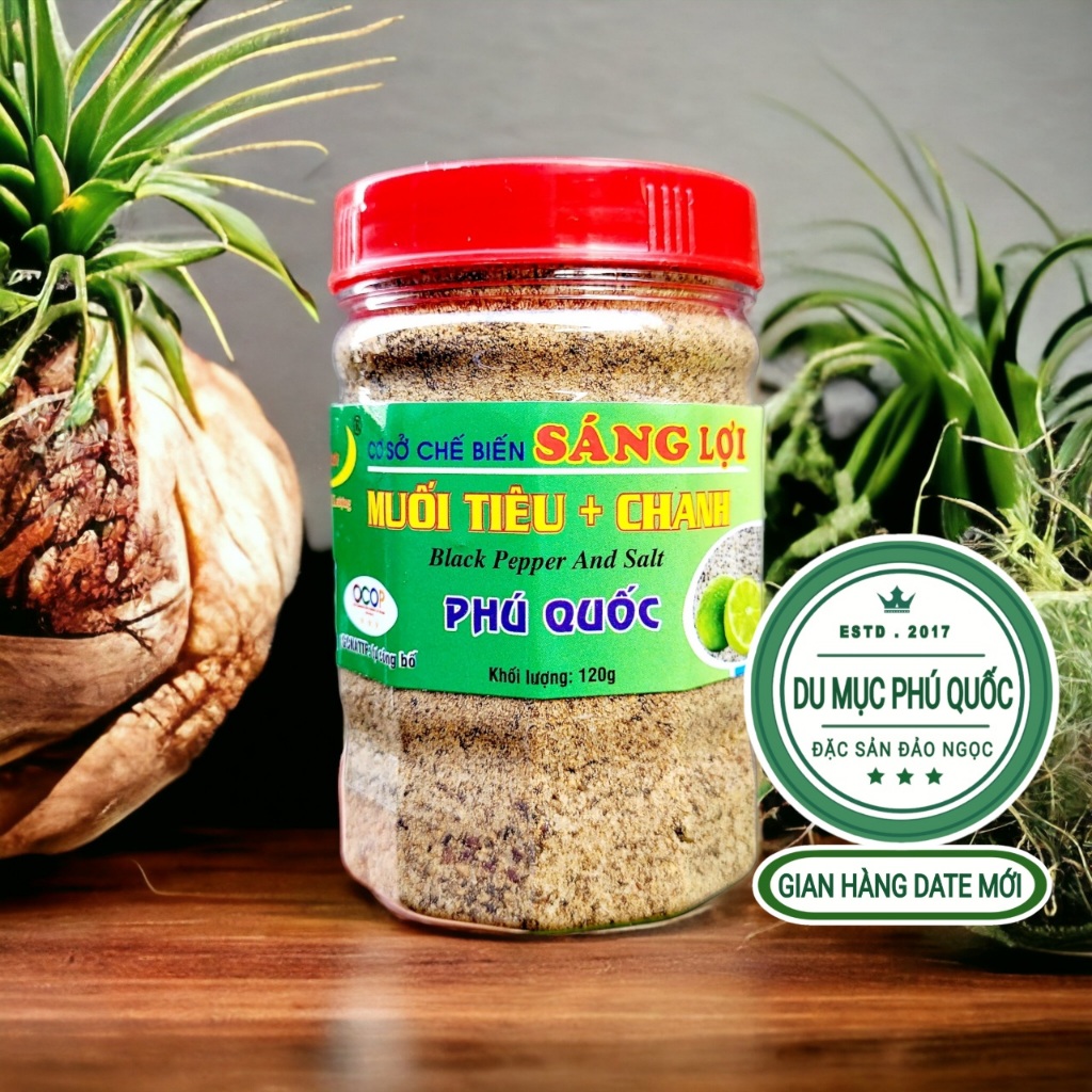 Muối Tiêu Chanh - Sáng Lợi Phú Quốc 120g