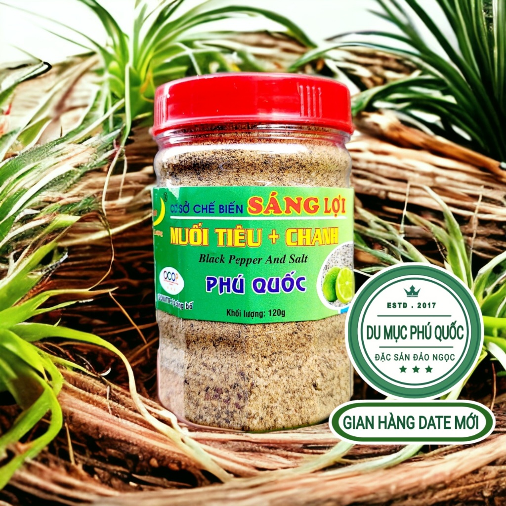 Muối Tiêu Chanh - Sáng Lợi Phú Quốc 120g