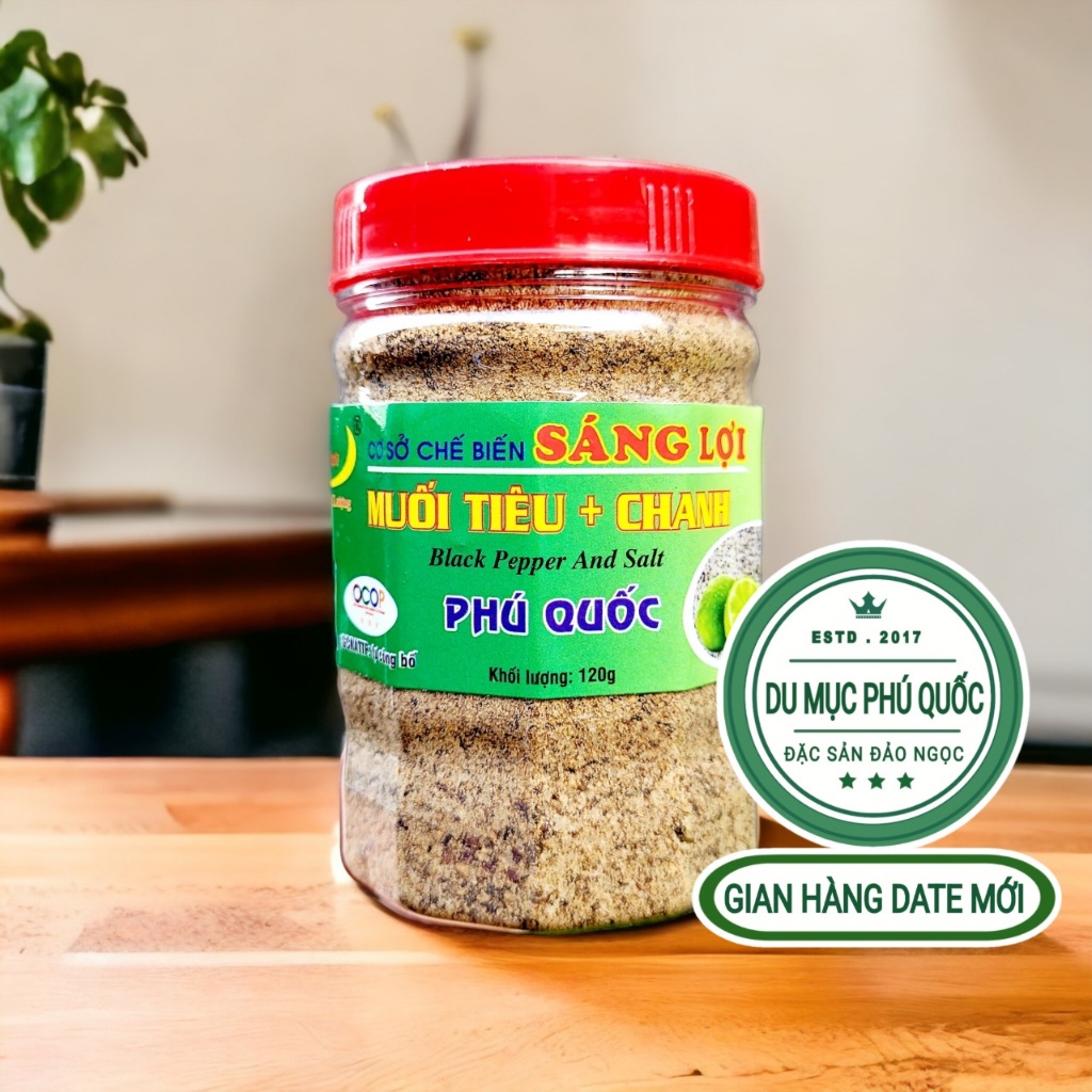 Muối Tiêu Chanh - Sáng Lợi Phú Quốc 120g