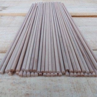 ( phi 6mm- Gỗ Mịn Đẹp) Thanh Gỗ Tròn Gỗ Dẻ Gai - gỗ Beech