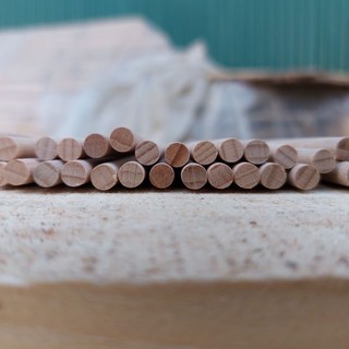 ( phi 6mm- Gỗ Mịn Đẹp) Thanh Gỗ Tròn Gỗ Dẻ Gai - gỗ Beech