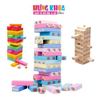 Bộ rút số thông minh 48 thanh loại to - Domino gỗ cho bé