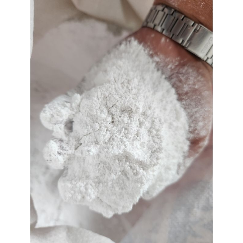 Bột Đá Mịn CaCO3 >98.5% Trắng phụ gia chăn nuôi ,thủy sản# túi 1kg