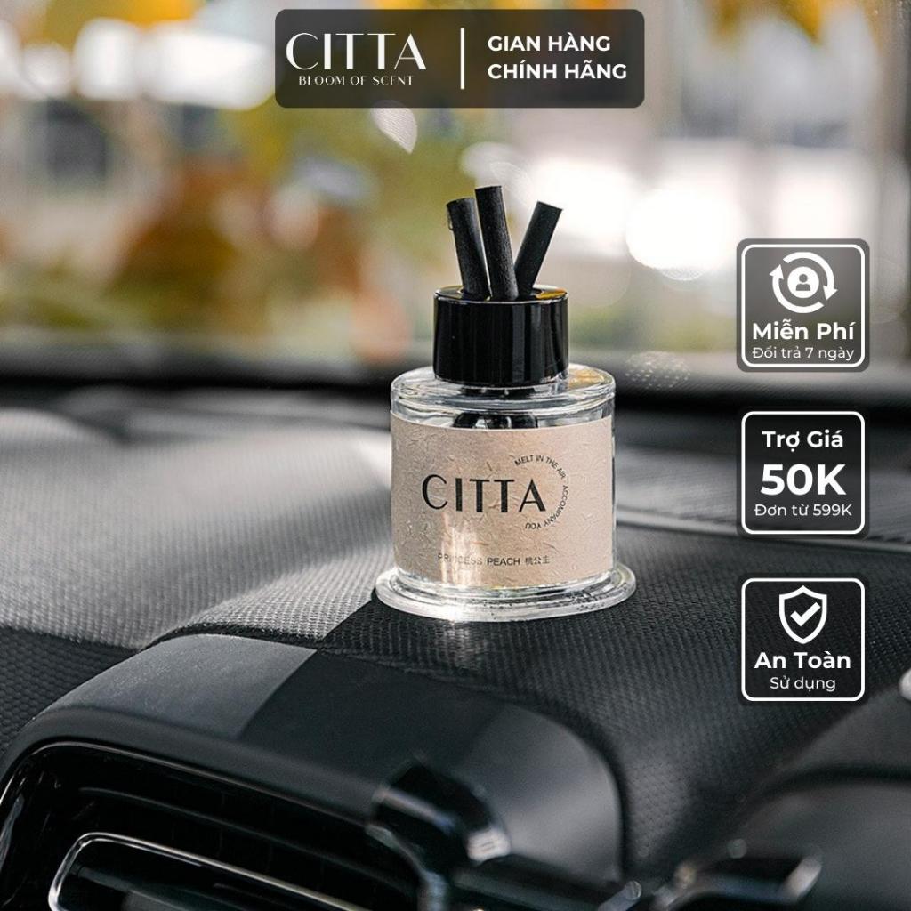 Tinh Dầu Nước Hoa Cho ÔTô Citta Car 50ML, Có Đế Đệm - Chính Hãng CITTA