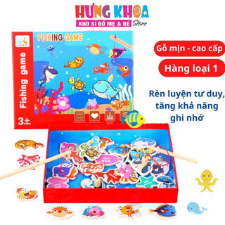  Đồ chơi câu cá giúp bé phát triển trí tuệ - Bộ Câu cá Sinh Vật Biển Nam Châm 32 con