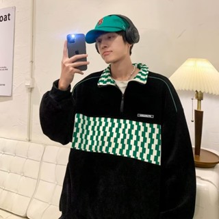 Áo Sweater Polo Unisex Dài Tay, Áo Sweater Cổ Tròn dáng Hàn Quốc Form Rộng - SW05