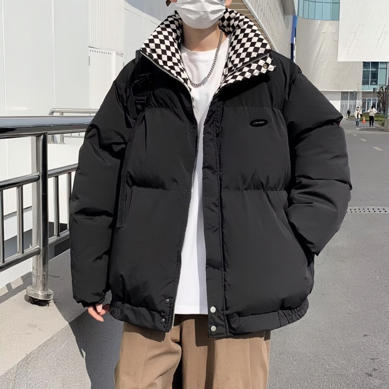 ÁO KHOÁC PHAO NAM NỮ HOẠ TIẾT CARO HÀNG QUẢNG CHÂU