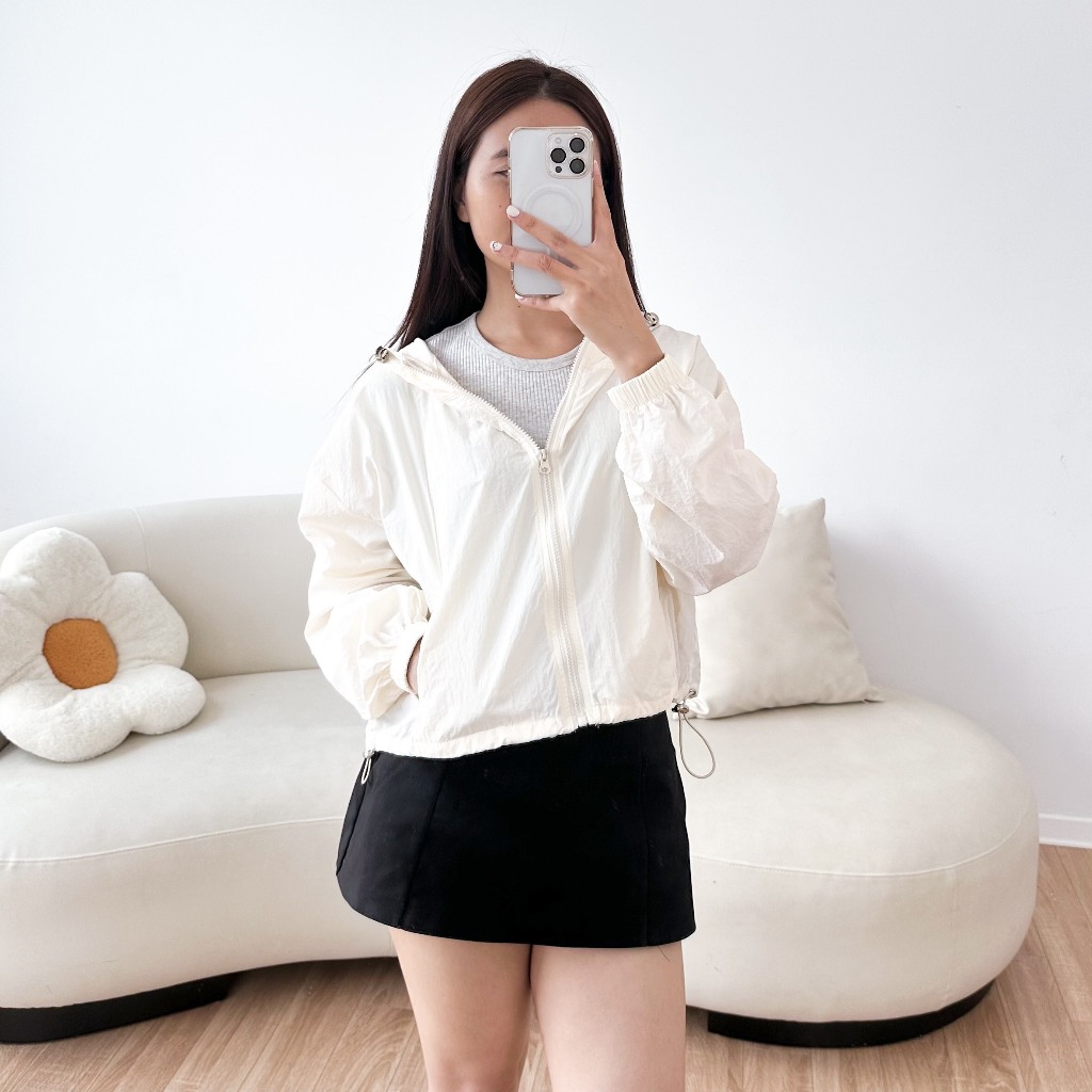 Áo khoác gió croptop dáng lửng form rộng KeithHouse