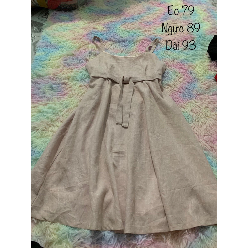 Đầm 2 dây chất đẹp siêu xinh