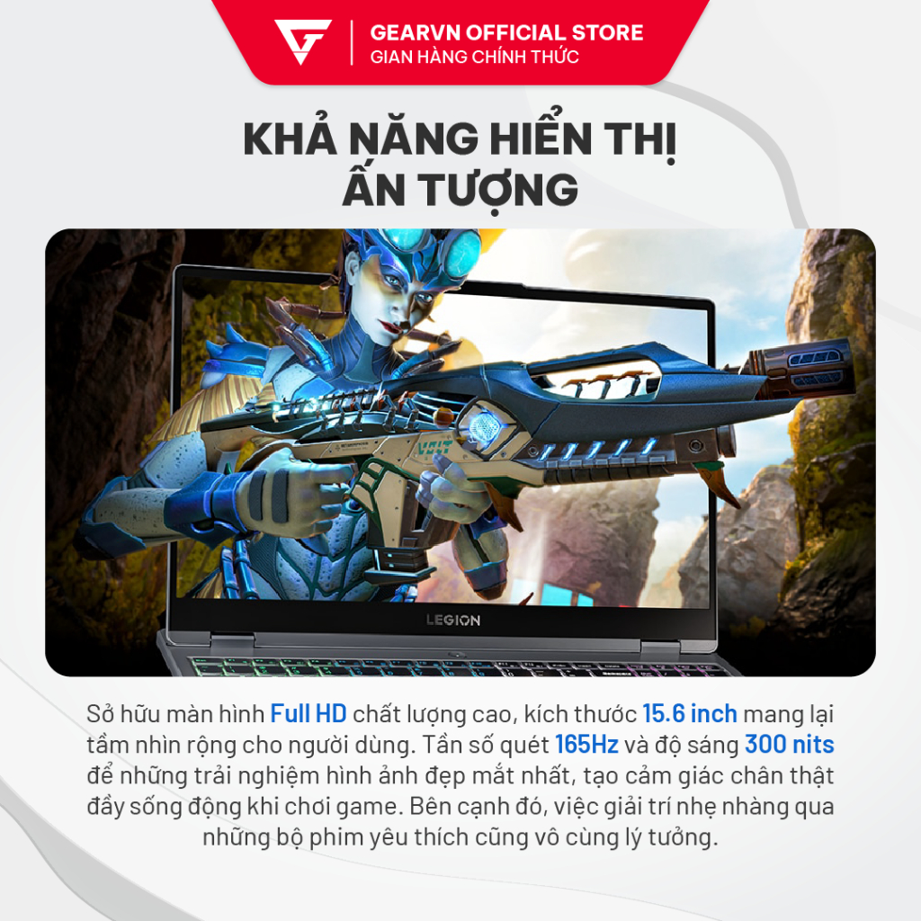 Laptop gaming Lenovo Legion 5 15ARH7H 82RE0036VN