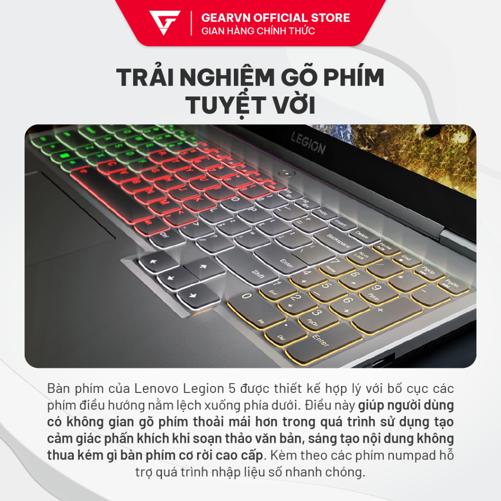 Laptop gaming Lenovo Legion 5 15ARH7H 82RE0036VN