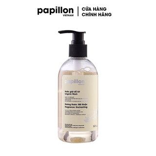 Nước giặt đồ lót Papillon công nghệ Enzym sinh học cùng Nano Bạc kháng nấm, diệt khuẩn, khử mùi và lưu hương - 300ml