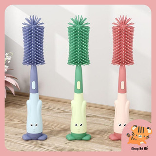 Bộ Cọ Rửa Bình Sữa Silicol 3in1 Đầu Mềm Cao Cấp Cho Bé Shopbeho
