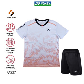 Áo cầu lông, quần cầu lông Yonex FA227 chuyên nghiệp mới nhất sử dụng tập luyện và thi đấu cầu lông CÓ NHẬN IN