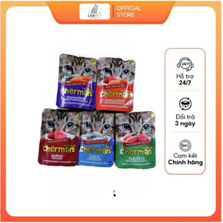 Pate cho mèo cao cấp Thái Lan Cherman cho mèo mọi lứa tuổi gói 85gr