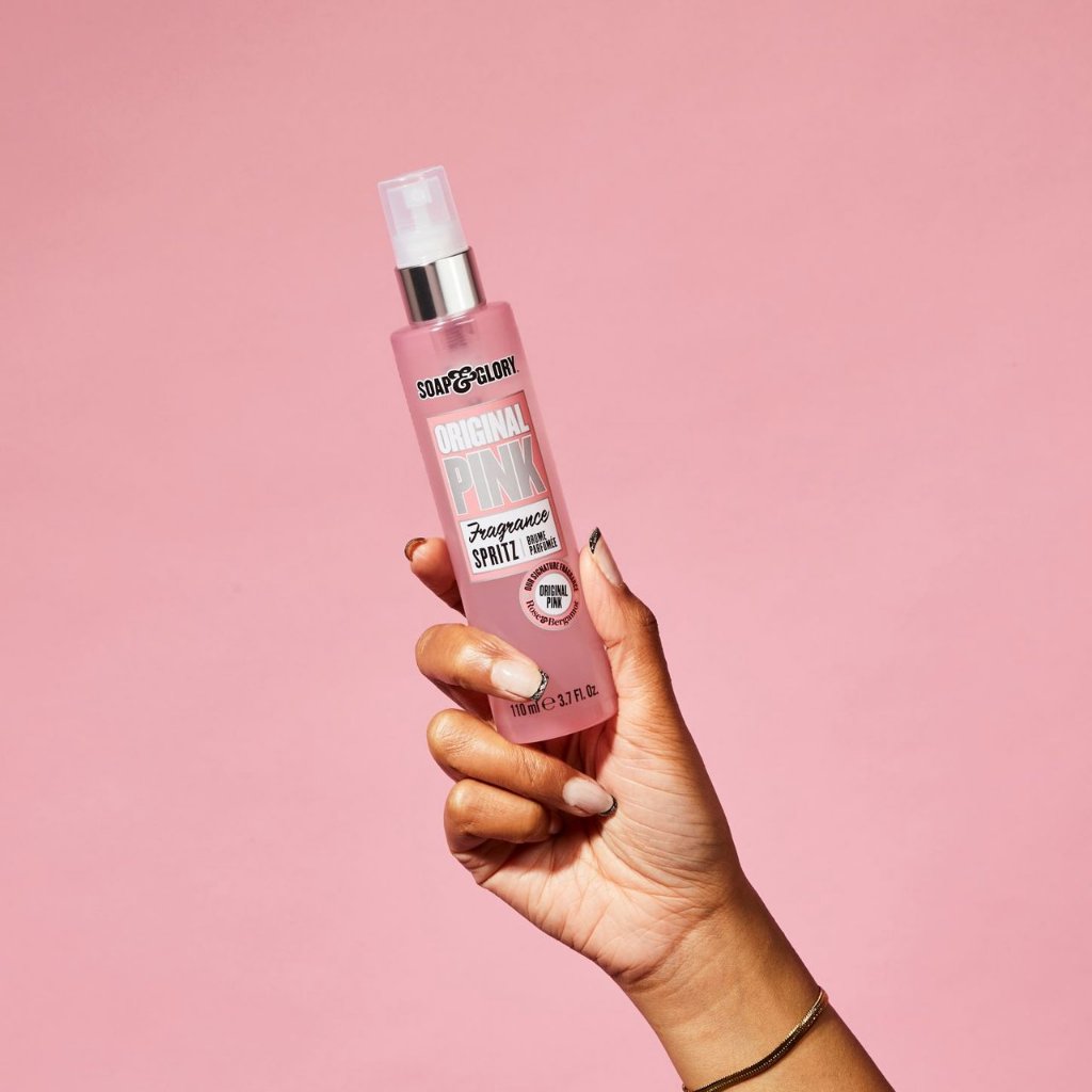 Xịt thơm toàn thân Soap and Glory 110ml ORIGINAL PINK FRAGRANCE SPRITZ hương hoa hông & cam bergamot