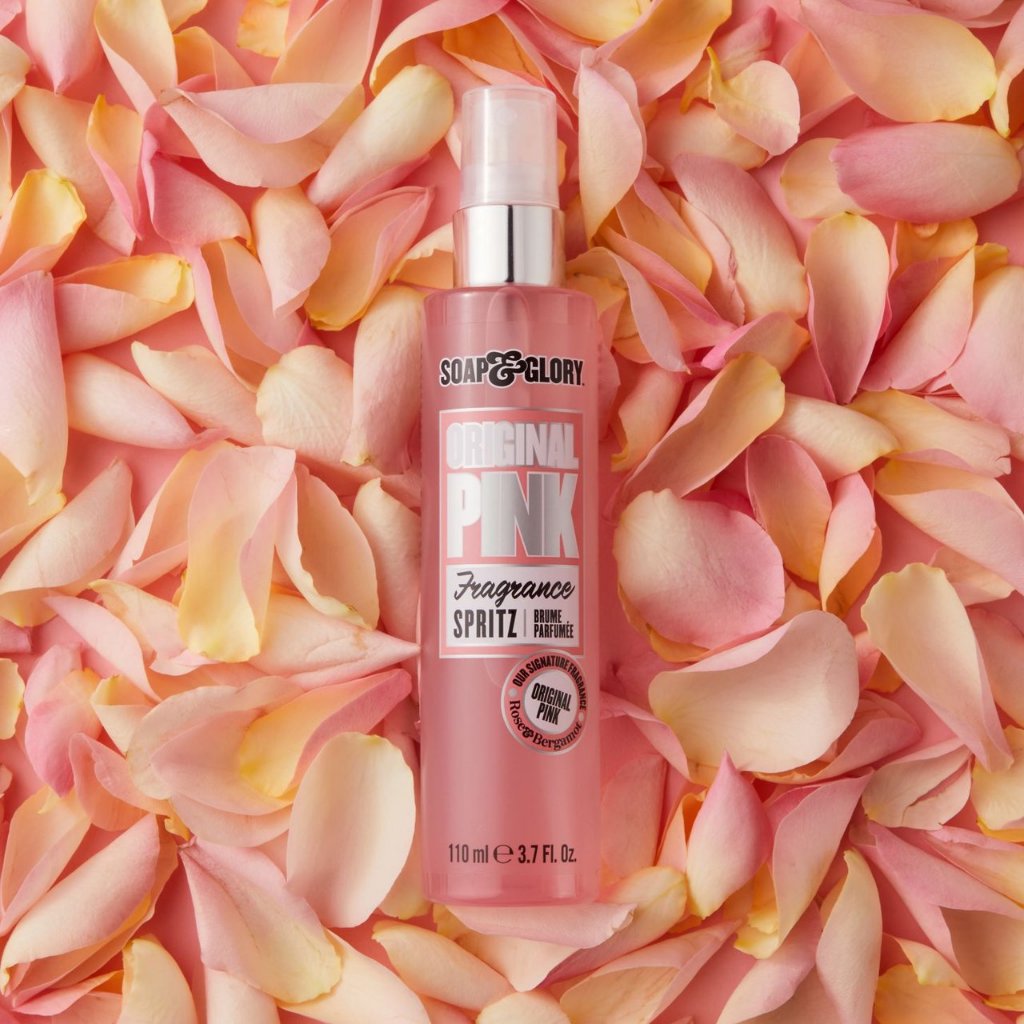 Xịt thơm toàn thân Soap and Glory 110ml ORIGINAL PINK FRAGRANCE SPRITZ hương hoa hông & cam bergamot