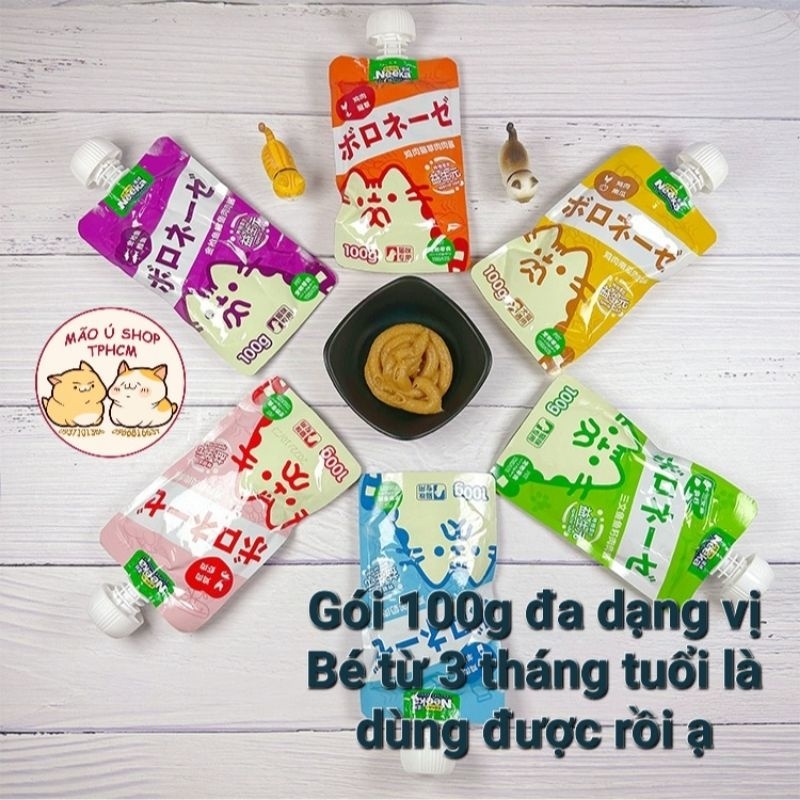 SÚP THƯỞNG NẮP VẶN NEEKA GÓI 100G CHO MÈO