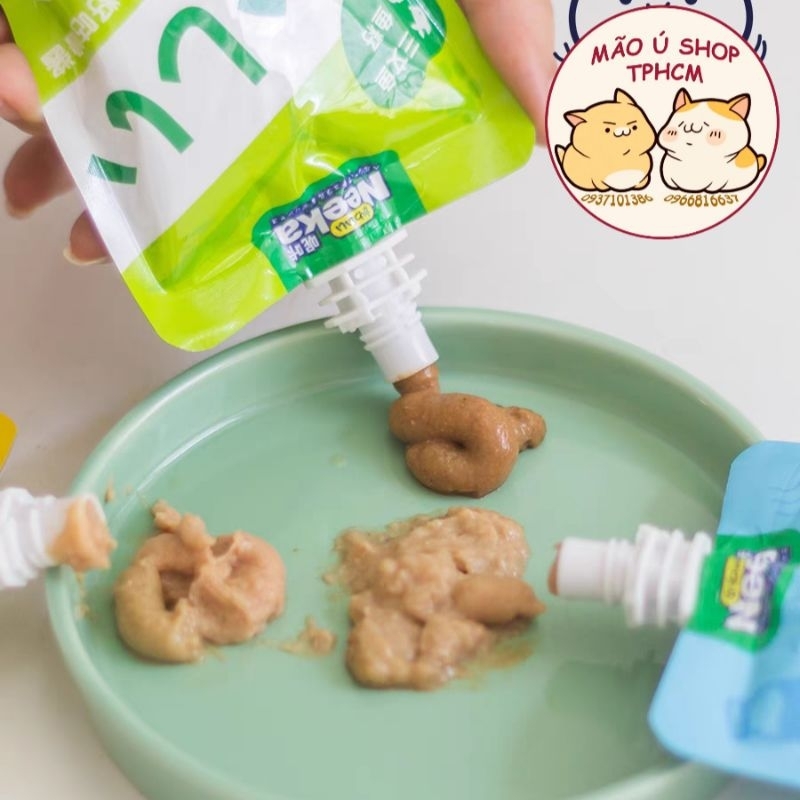SÚP THƯỞNG NẮP VẶN NEEKA GÓI 100G CHO MÈO