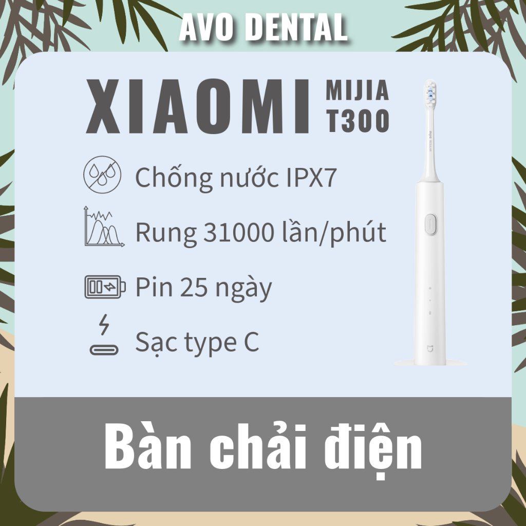 Bàn chải điện Xiaomi T500 T300 - Sức mạnh vượt trội, đánh bật mọi vết bẩn và sự thoải mái khi sử dụng