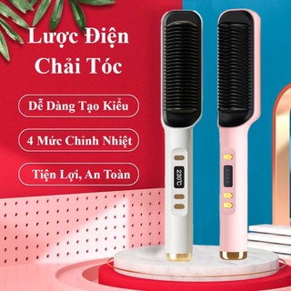 Lược Điện Chải Tóc Eko Home Đa Năng Uốn, Duỗi Làm Xoăn Tạo Kiểu Nhanh Chóng, Chỉnh Nhiệt Màn Hình Điện Tử