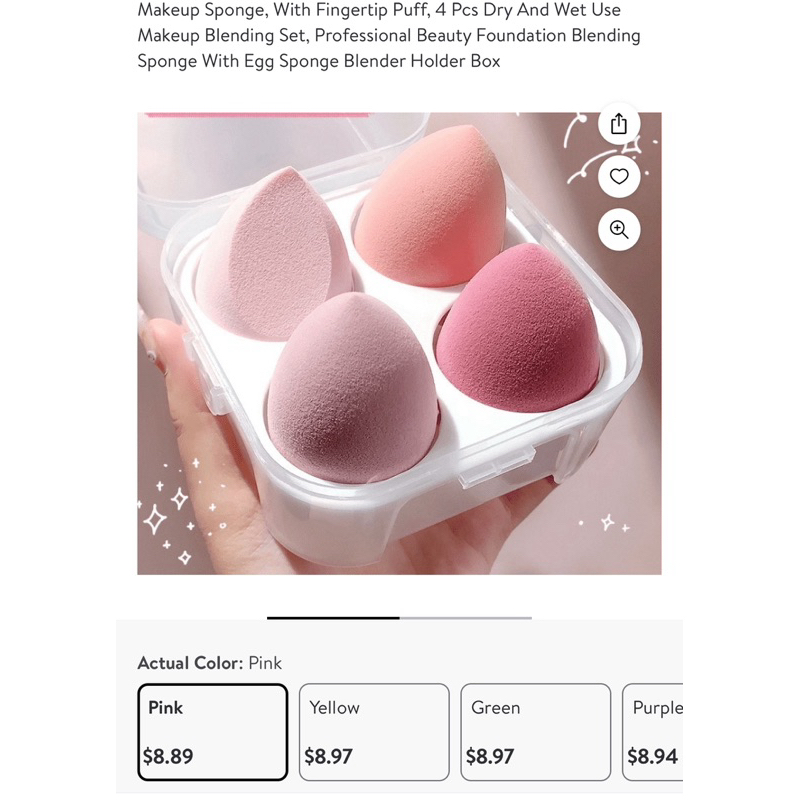 Bông Phấn Chính Hãng 4 Cái