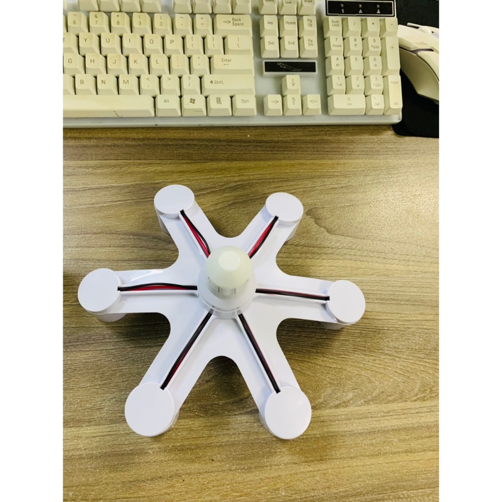 ĐẦU CHIA ĐUI ĐÈN E27 - ĐUI GẮN BÓNG ĐÈN E27 3/5/6 BÓNG - 1 ĐUI RA NHIỀU ĐẦU