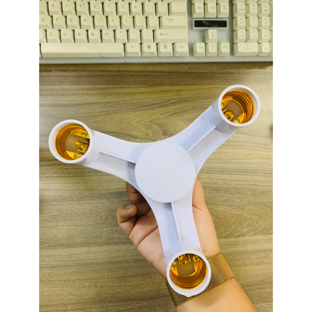 ĐẦU CHIA ĐUI ĐÈN E27 - ĐUI GẮN BÓNG ĐÈN E27 3/5/6 BÓNG - 1 ĐUI RA NHIỀU ĐẦU