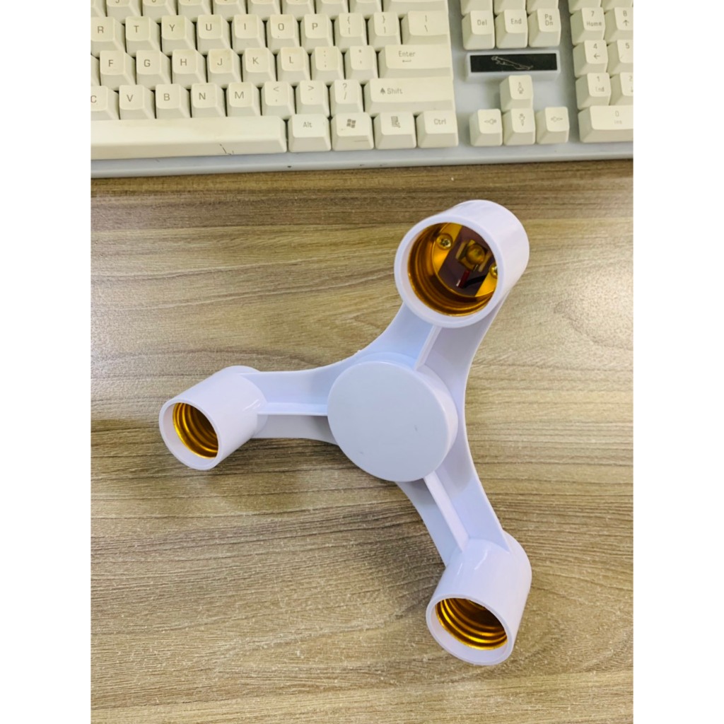 ĐẦU CHIA ĐUI ĐÈN E27 - ĐUI GẮN BÓNG ĐÈN E27 3/5/6 BÓNG - 1 ĐUI RA NHIỀU ĐẦU