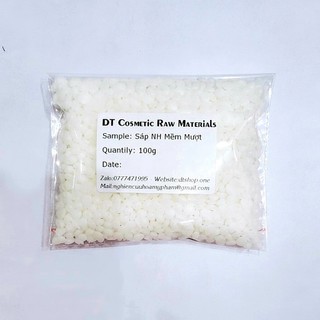100g sáp nhũ hóa mềm mượt dạng hạt - nguyên liệu mỹ phẩm