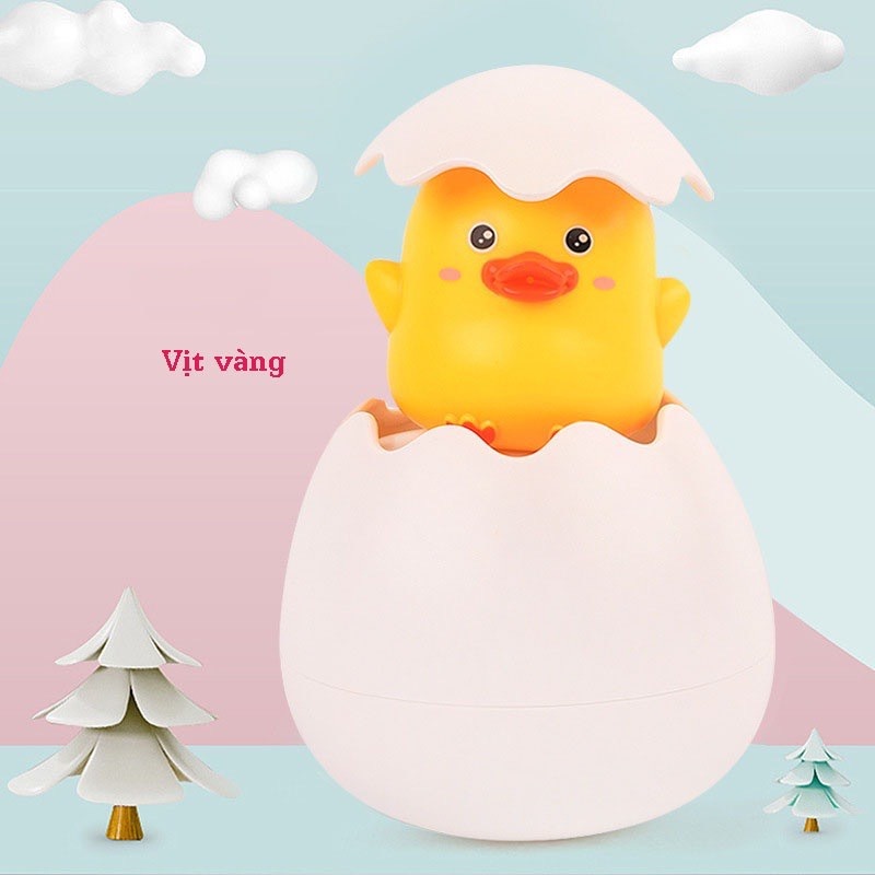 Đồ chơi nhà tắm, trứng vịt tự nở phun nước