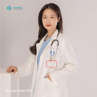 Áo Blouse NỮ, Dài tay, Cotton co giãn cao cấp, không nhăn xù, thương hiệu Pamed