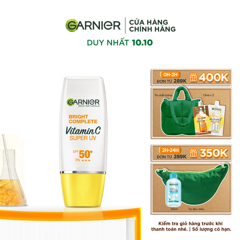 Kem chống nắng sáng da Garnier 30ml