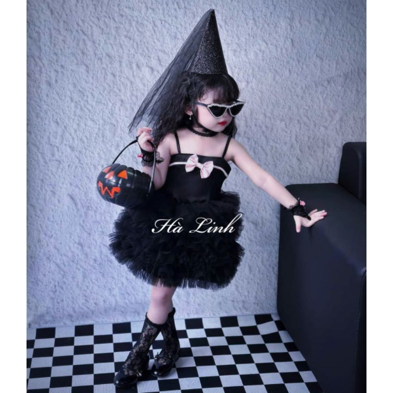 Váy thiết kế bé gái, Đầm công chúa Halloween cho bé.