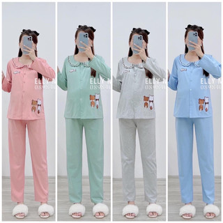 Bộ Bầu Và Cho Con Bú - Hàng Đẹp Mịn Dày Dặn Ấm Áp Cực Xinh - BD03