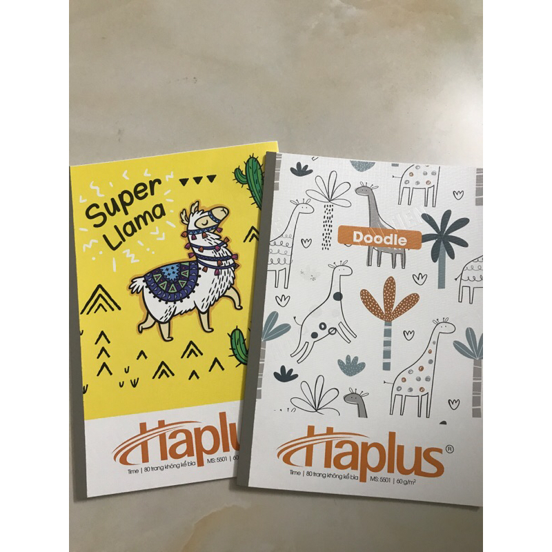 Sét 02 quyển vở kẻ ngang Haplus 80 trang