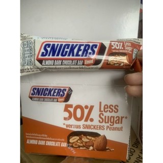 Kẹo Sôcôla Đen Hạnh Nhân Snickers Chocolate thanh 40gr