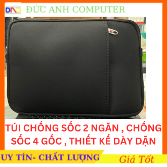 Túi Chống Sốc 2 Ngăn Laptop 13 inch 14 inch 15 inch 17inch, Chống Sốc 4 Gốc Cực Tốt, 2 Ngăn Tiện Lợi