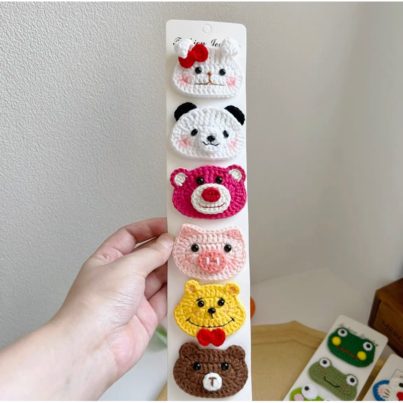 Kẹp tóc len handmade siêu đáng yêu  🥰