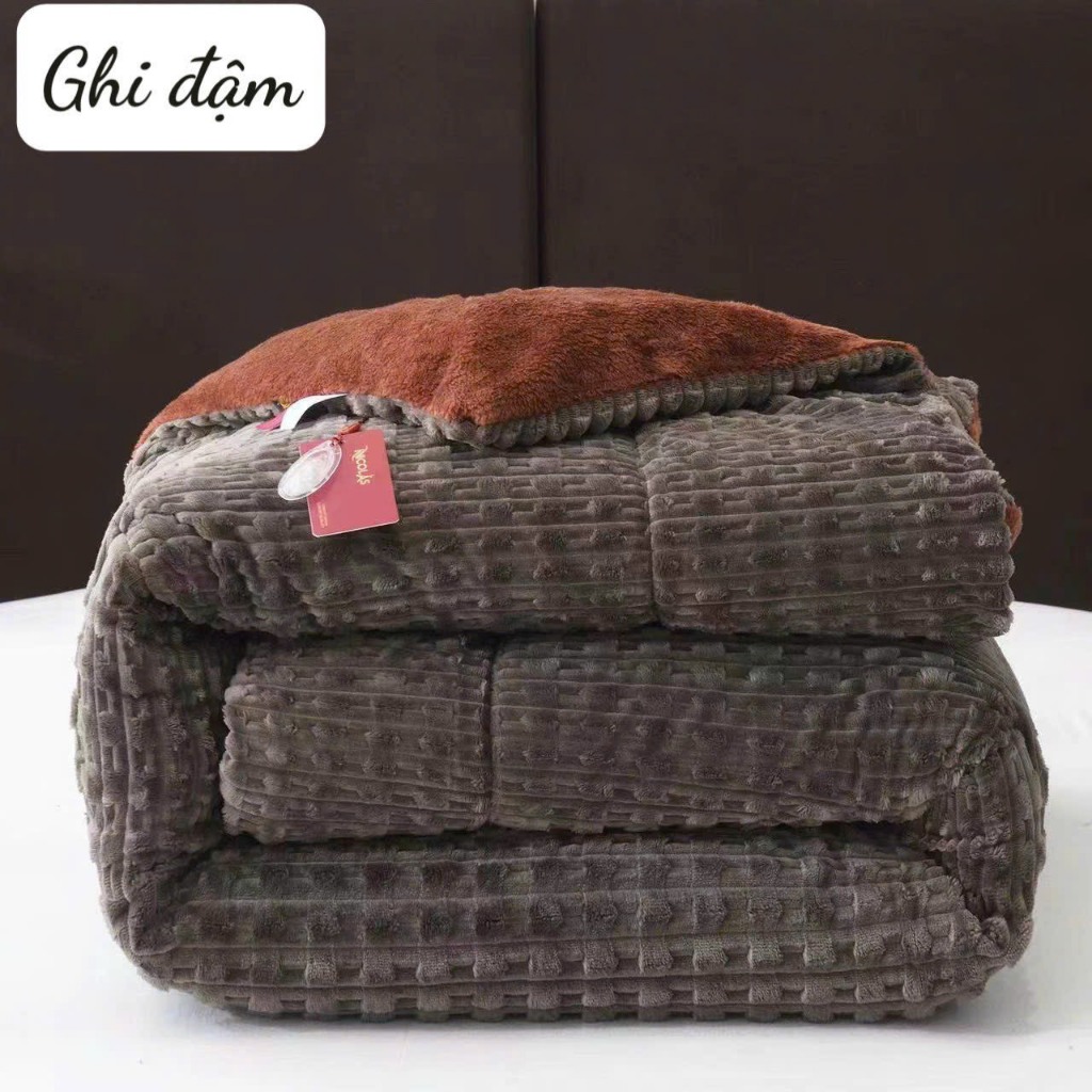 Chăn Lông Cừu NANARA Nhập Khẩu Nhật Bản Cao Cấp Siêu Ấm Siêu Mềm