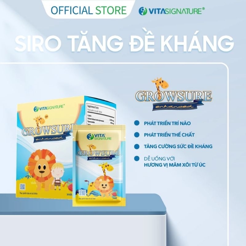 Siro Bổ GROWSURE ENHANCED 30 gói 10ml